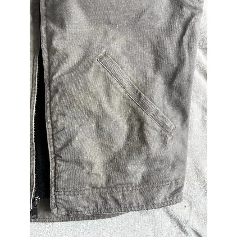 Cabela's Canvas Fleece Lined Vest Size Medium